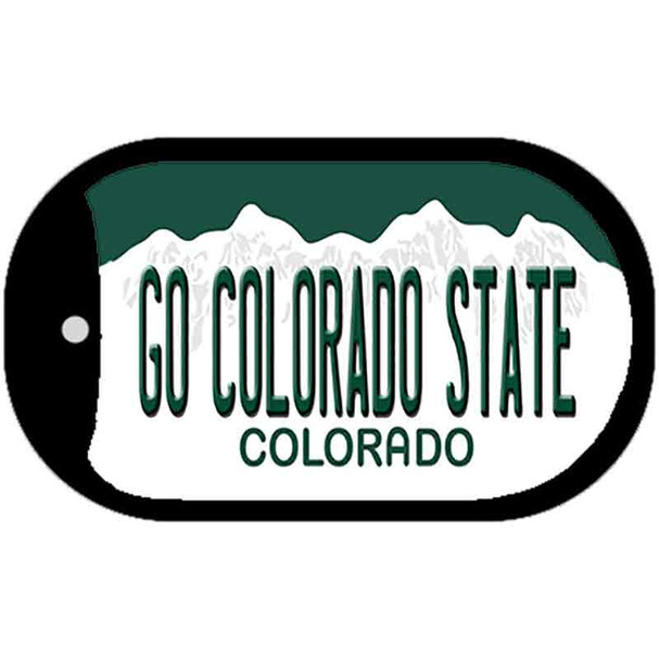 Go Colorado State Novelty Metal Dog Tag Necklace DT-12682