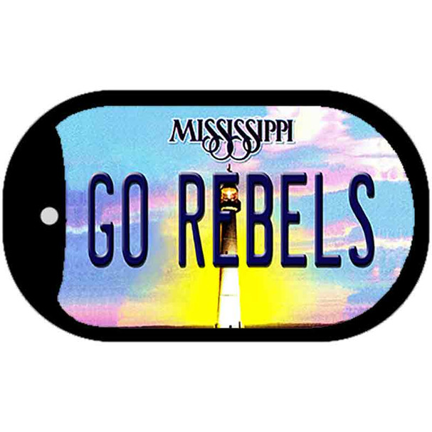 Go Rebels Novelty Metal Dog Tag Necklace DT-12850