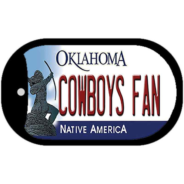 Cowboys Fan Novelty Metal Dog Tag Necklace DT-12980