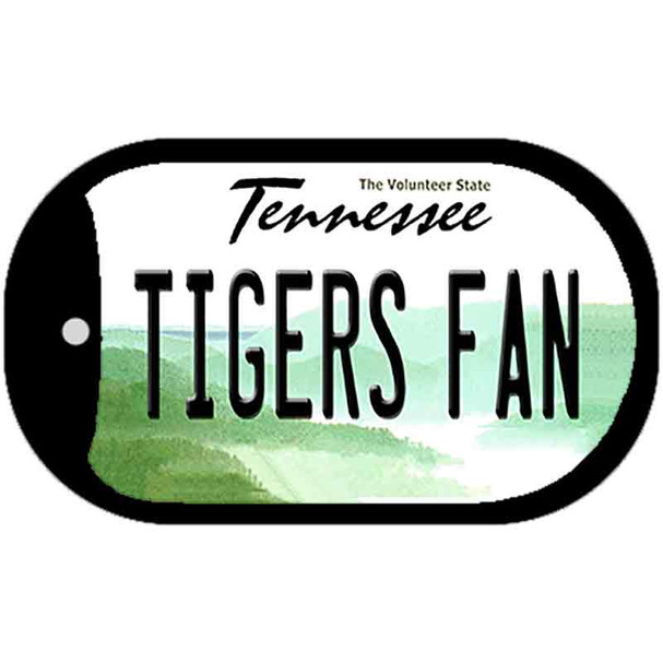 Tigers Fan Novelty Metal Dog Tag Necklace DT-13021