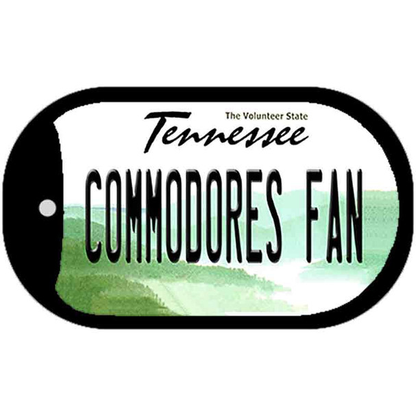 Commodores Fan Novelty Metal Dog Tag Necklace DT-13032
