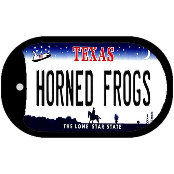 Horned Frogs Novelty Metal Dog Tag Necklace DT-13052