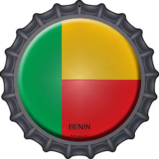 Benin Novelty Metal Bottle Cap Sign BC-207