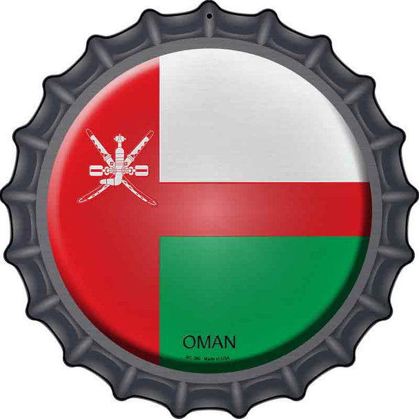 Oman Novelty Metal Bottle Cap Sign BC-380