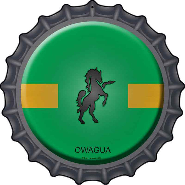 Owagua Novelty Metal Bottle Cap Sign BC-381