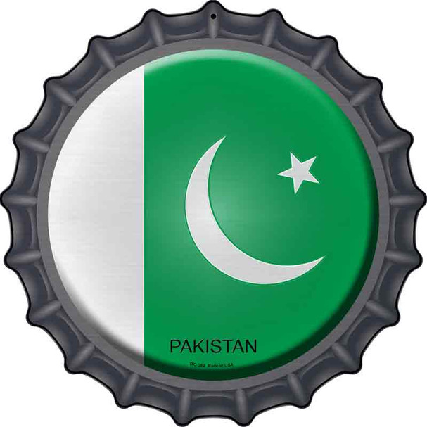 Pakistan Novelty Metal Bottle Cap Sign BC-382