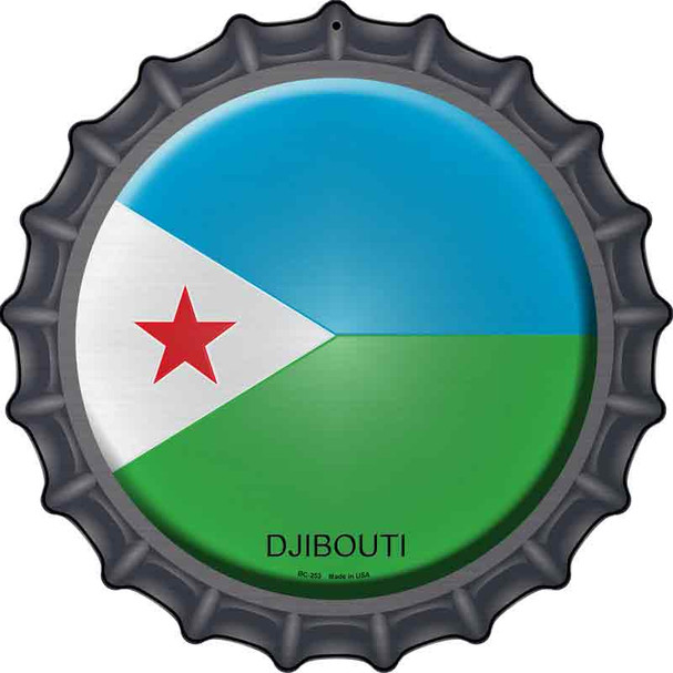 Djibouti Novelty Metal Bottle Cap Sign BC-253