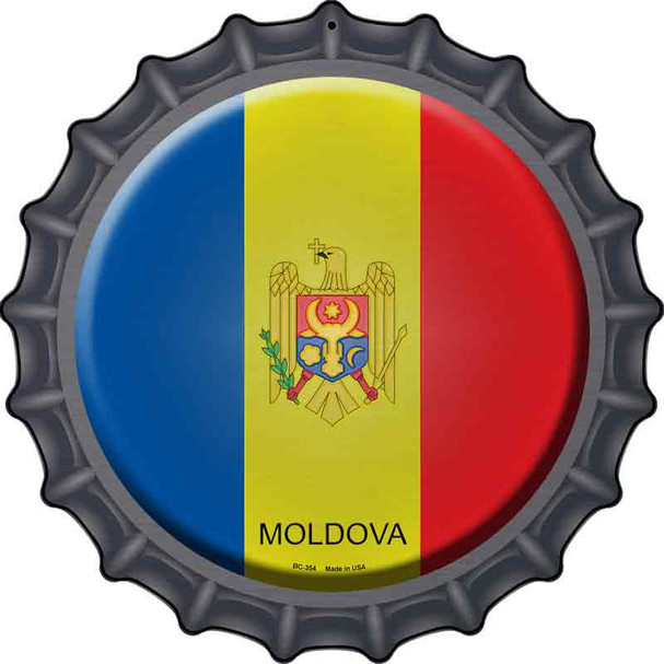 Moldova Novelty Metal Bottle Cap Sign BC-354