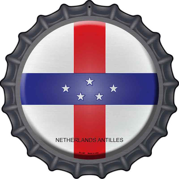 Netherlands Artilles Novelty Metal Bottle Cap Sign BC-367