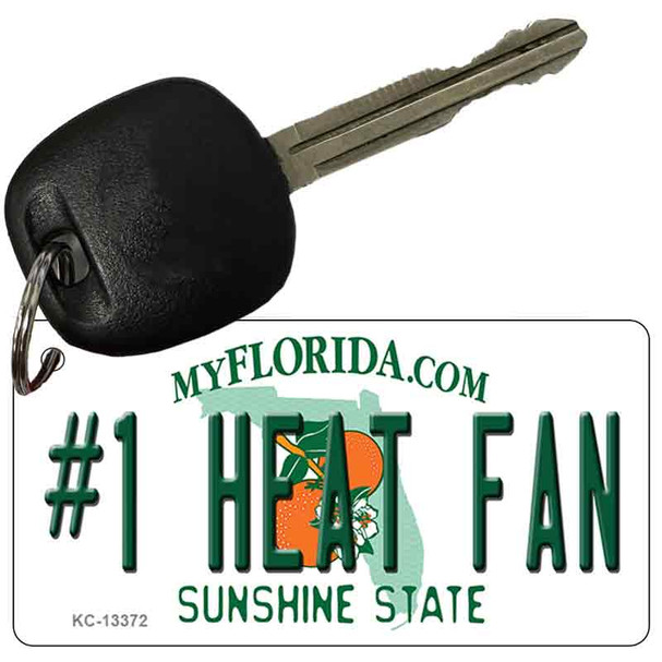 Number 1 Heat Fan Novelty Metal Key Chain KC-13372