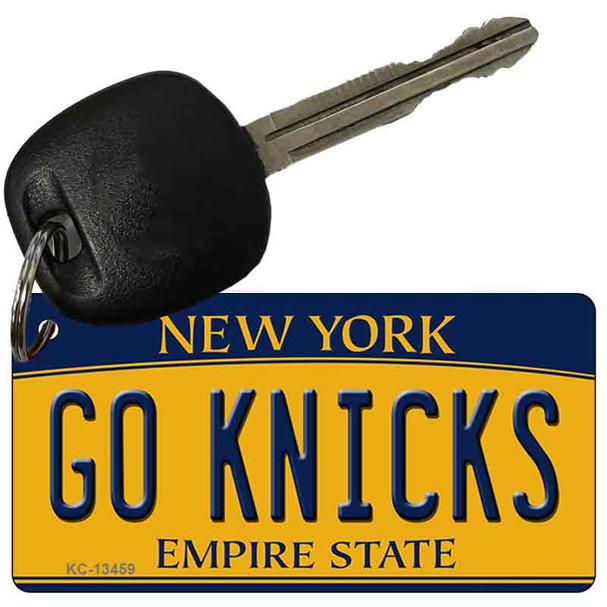 Go Knicks Novelty Metal Key Chain KC-13459