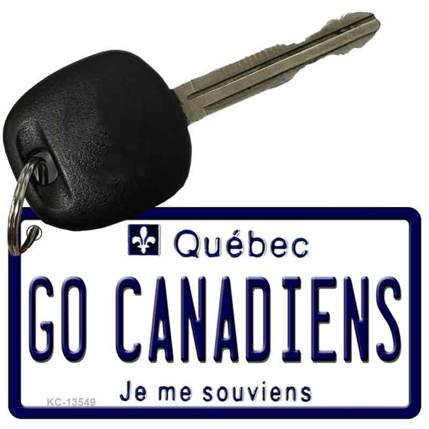 Go Canadiens Novelty Metal Key Chain KC-13549