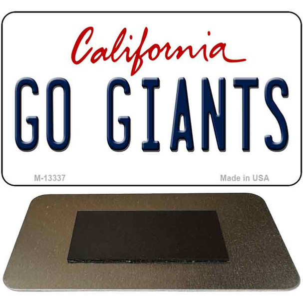 Go Giants Novelty Metal Magnet M-13337