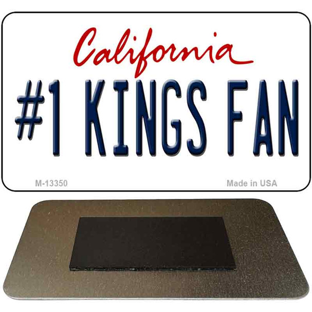 Number 1 Kings Fan Novelty Metal Magnet M-13350