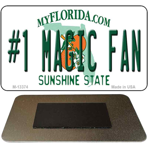 Number 1 Magic Fan Novelty Metal Magnet M-13374