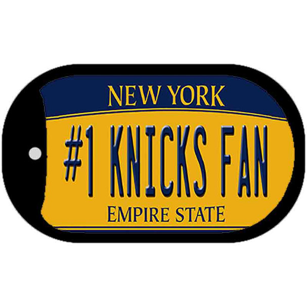 Number 1 Knicks Fan Novelty Metal Dog Tag Necklace DT-13460