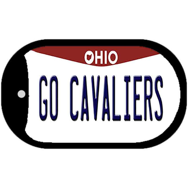 Go Cavaliers Novelty Metal Dog Tag Necklace DT-13481