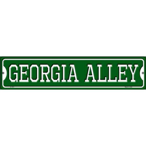 Georgia Alley Novelty Metal Street Sign