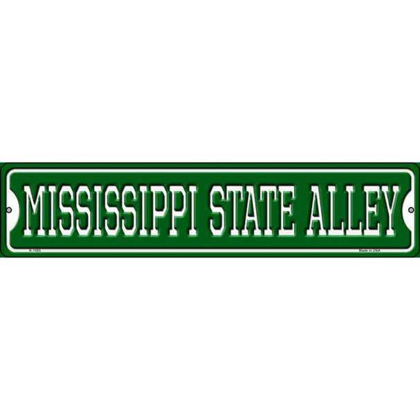 Mississippi State Alley Novelty Metal Street Sign