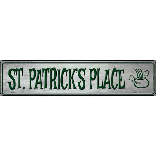 St Patricks Place Novelty Metal Street Sign