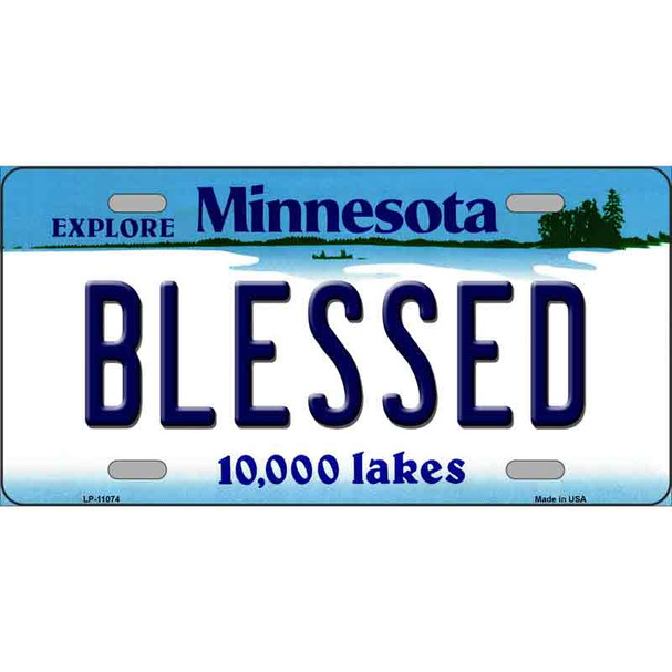 Blessed Minnesota State Novelty License Plate