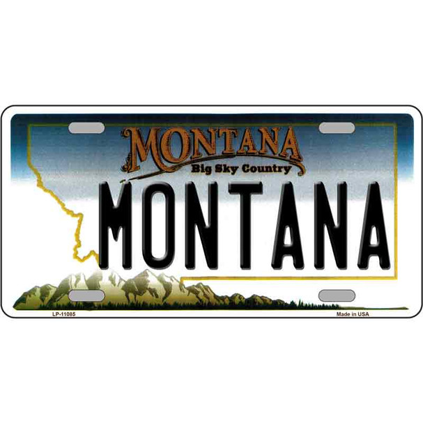 Montana State Novelty License Plate