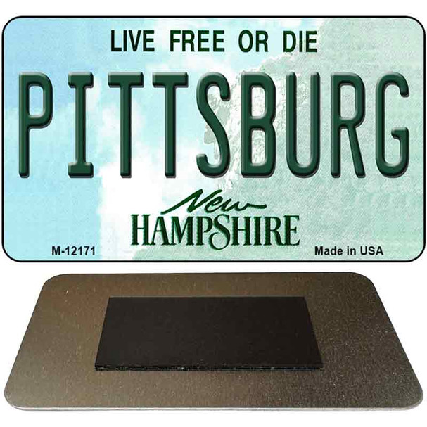 Pittsburg New Hampshire Novelty Metal Magnet M-12171