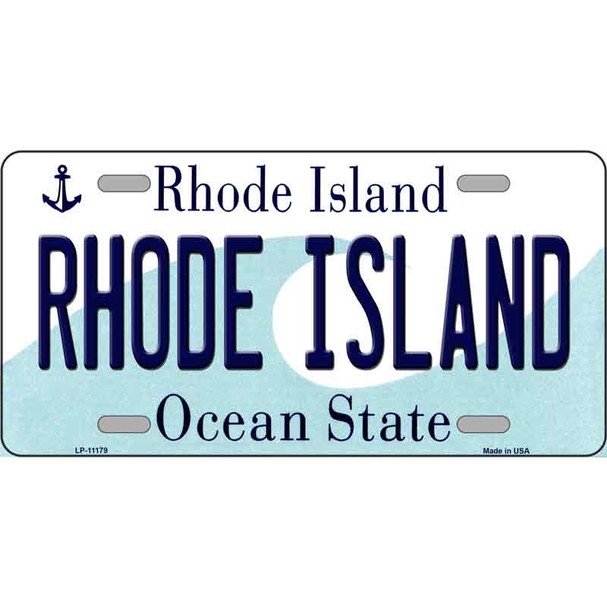 Rhode Island State License Plate Novelty License Plate
