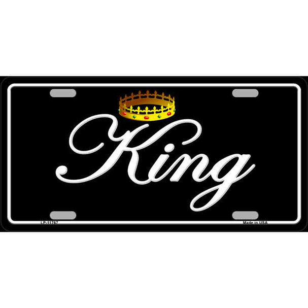 King Novelty License Plate