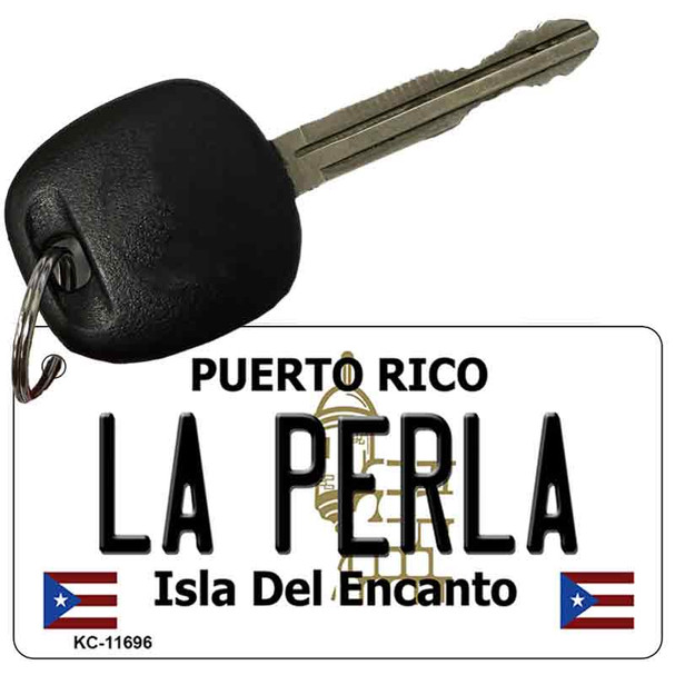 La Perla Puerto Rico Novelty Metal Key Chain KC-11696