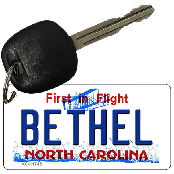 Bethel North Carolina State Novelty Metal Key Chain KC-11745