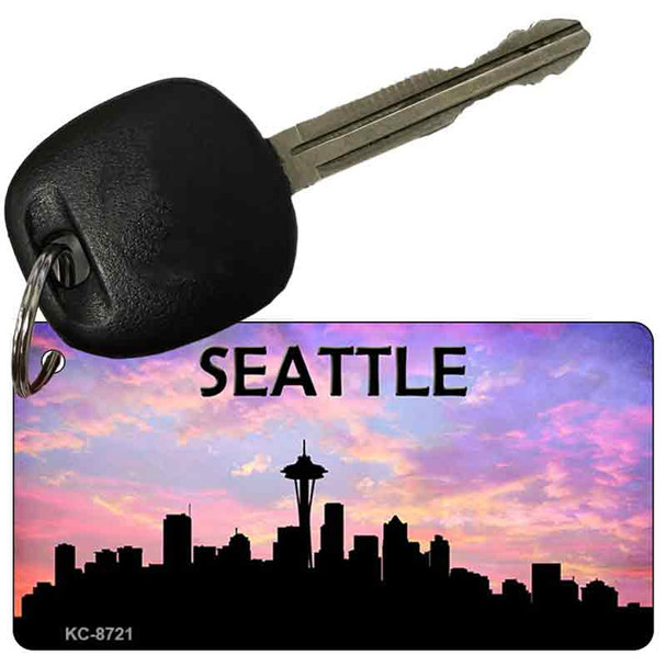 Seattle Silhouette Novelty Metal Key Chain KC-8721