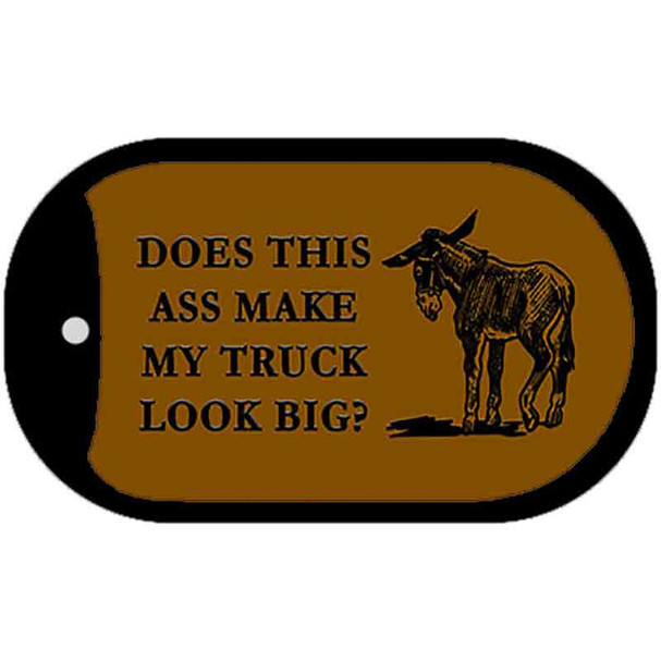 Does This Ass Novelty Metal Dog Tag Necklace DT-11704