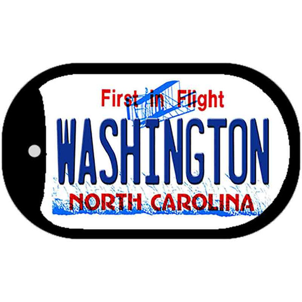 Washington North Carolina State Novelty Metal Dog Tag Necklace DT-11747