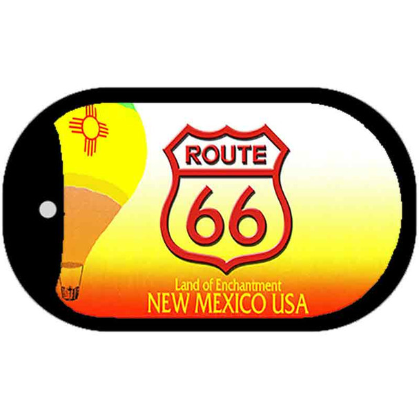 RT 66 New Mexico State License Plate Dog Tag Necklace DT-2107