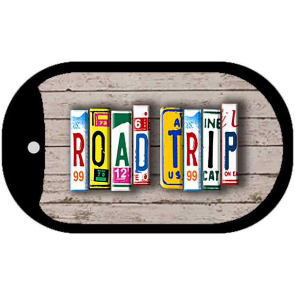 Road Trip Plate Art Novelty Metal Dog Tag Necklace DT-7951