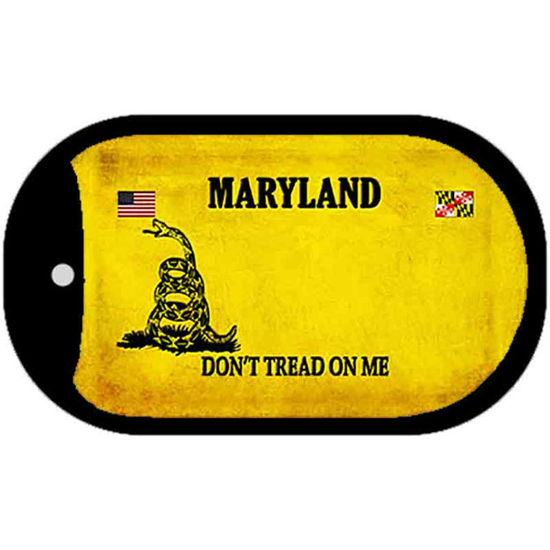 Maryland Do Not Tread Novelty Metal Dog Tag Necklace DT-8852