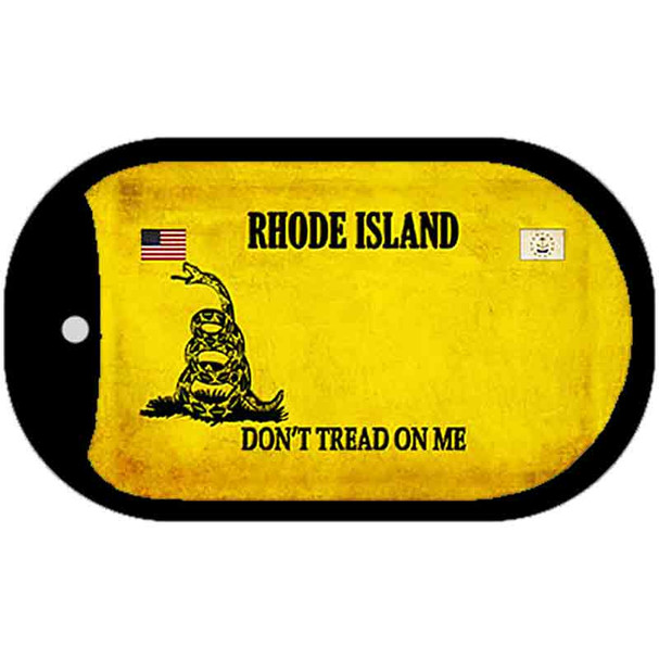 Rhode Island Do Not Tread Novelty Metal Dog Tag Necklace DT-8871