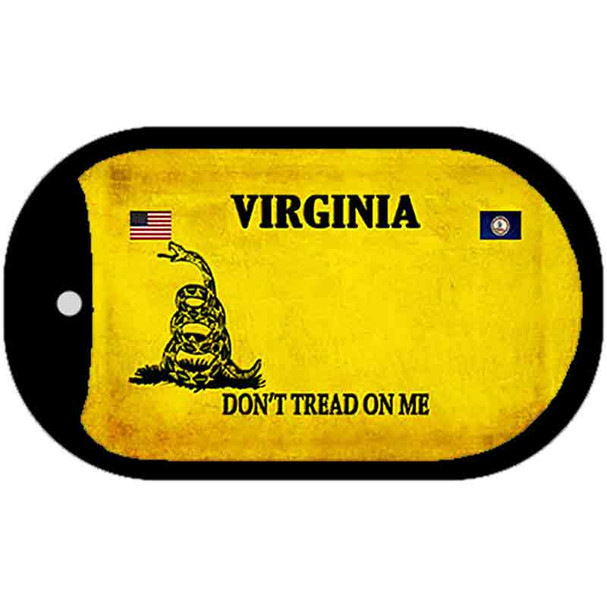 Virginia Do Not Tread Novelty Metal Dog Tag Necklace DT-8878