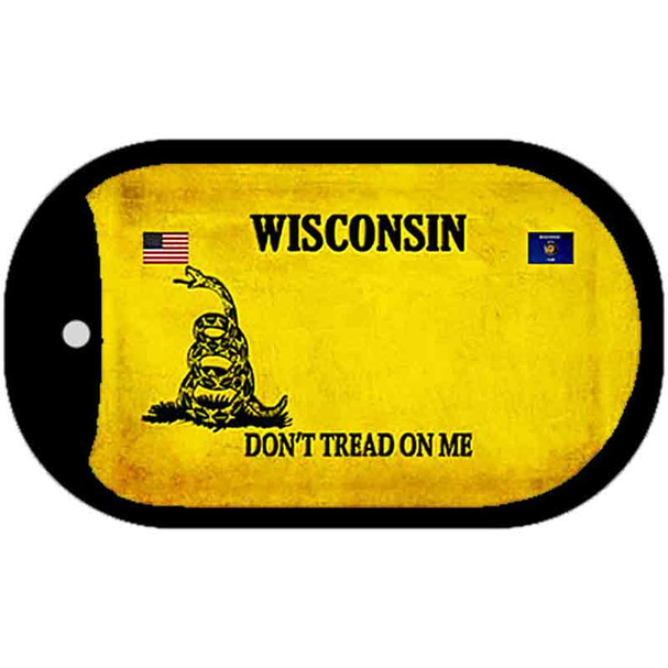 Wisconsin Do Not Tread Novelty Metal Dog Tag Necklace DT-8881