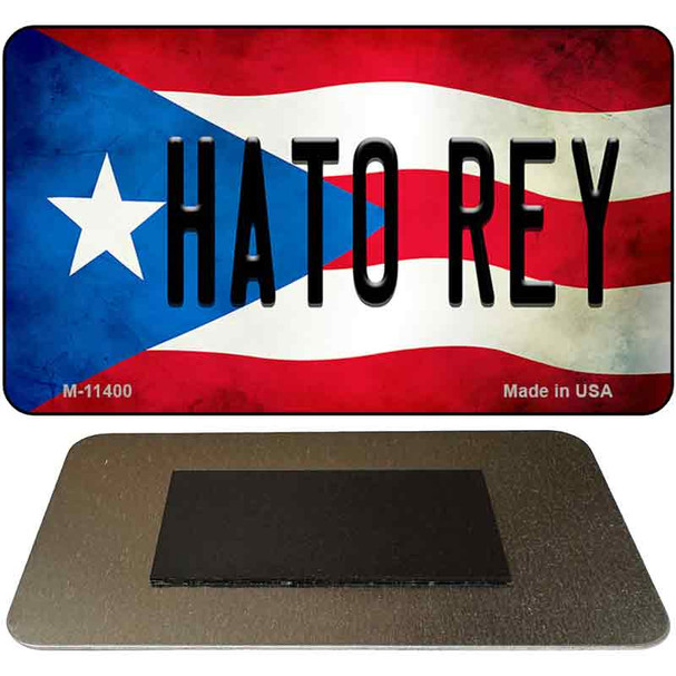 Hato Rey Puerto Rico State Flag Novelty Metal Magnet M-11400