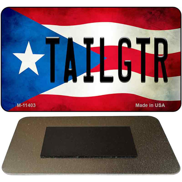 Tailgtr Puerto Rico State Flag Novelty Metal Magnet M-11403