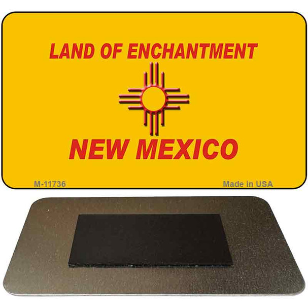 New Mexico Blank Yellow State Magnet M-11736