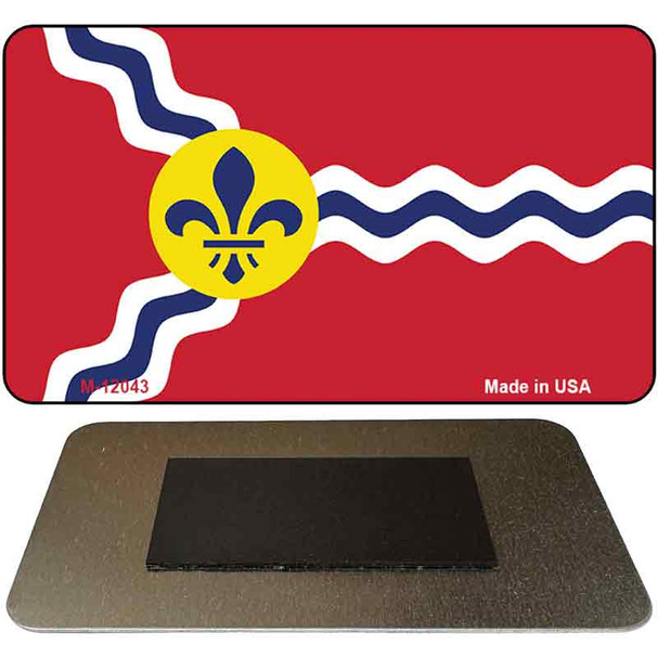 St. Louis State Flag Missouri Novelty Metal Magnet M-12043