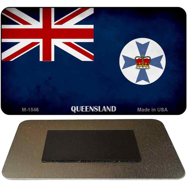 Queensland Flag Novelty Metal Magnet M-1846