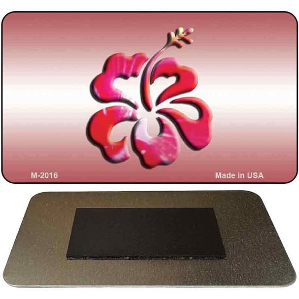 Hibiscus Flower Novelty Metal Magnet M-2016