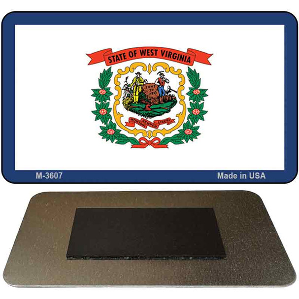 West Virginia State Flag Novelty Metal Magnet M-3607
