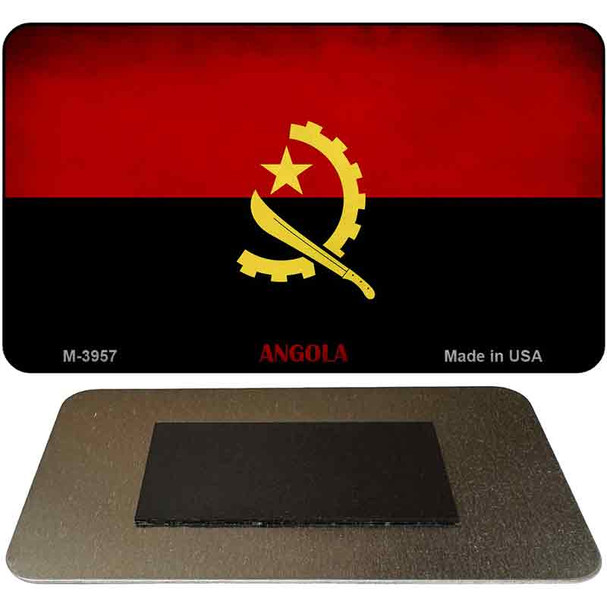 Angola Flag Novelty Metal Magnet M-3957