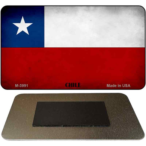 Chile Flag Novelty Metal Magnet M-3991
