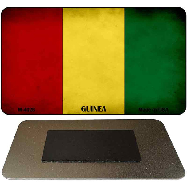 Guinea Flag Novelty Metal Magnet M-4026